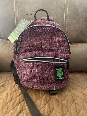Dime Bags Festy Bound Mini Backpack Bag NEW with Tags STATIC PINK